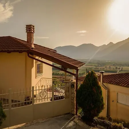 別荘 σπίτι με τζάκι & θέα