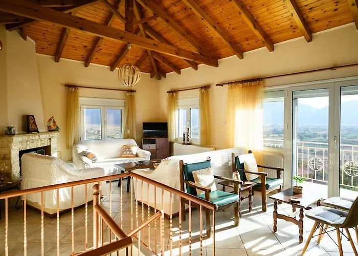 σπίτι με τζάκι & θέα *