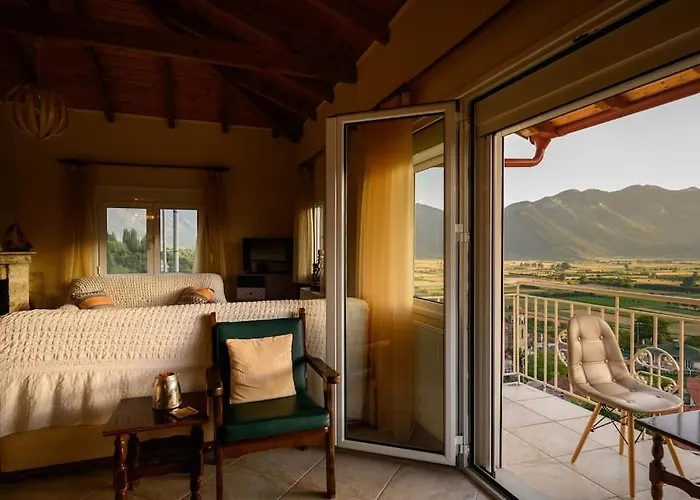 σπίτι με τζάκι & θέα *