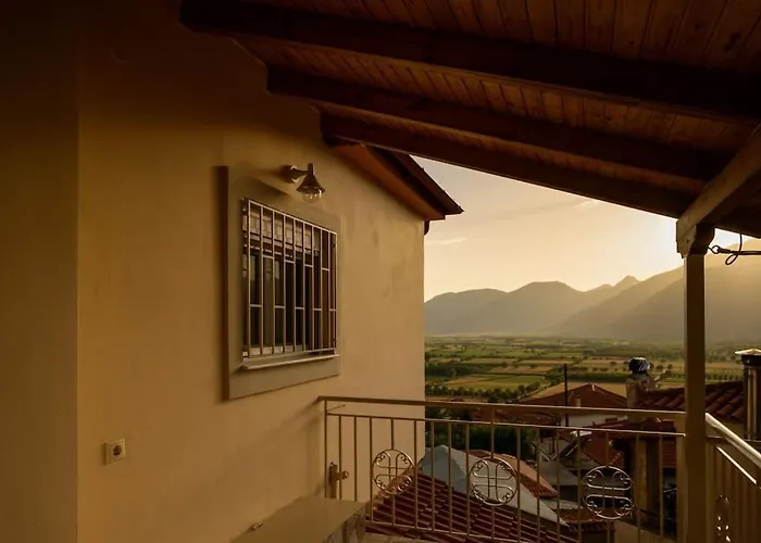 σπίτι με τζάκι & θέα *